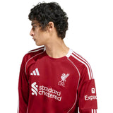 adidas Liverpool Football 2025/26 Adults Long Sleeved Home Jersey
