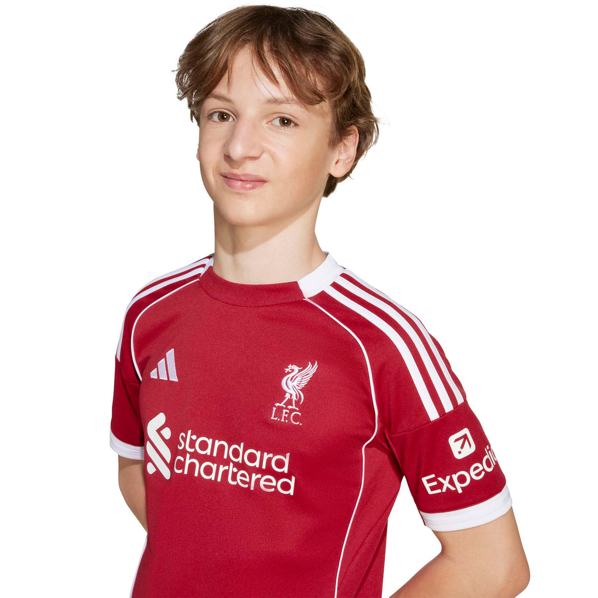 Adidas Liverpool FC 2025/26 Kids Home Jersey