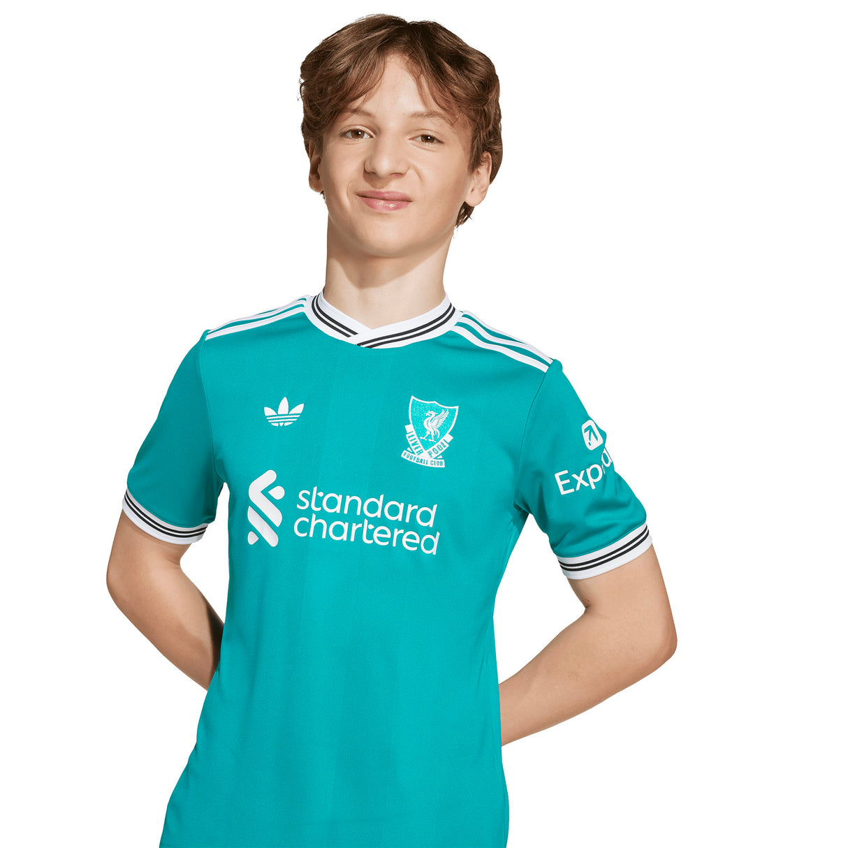 adidas LFC 25 Kids Third Jersey Green