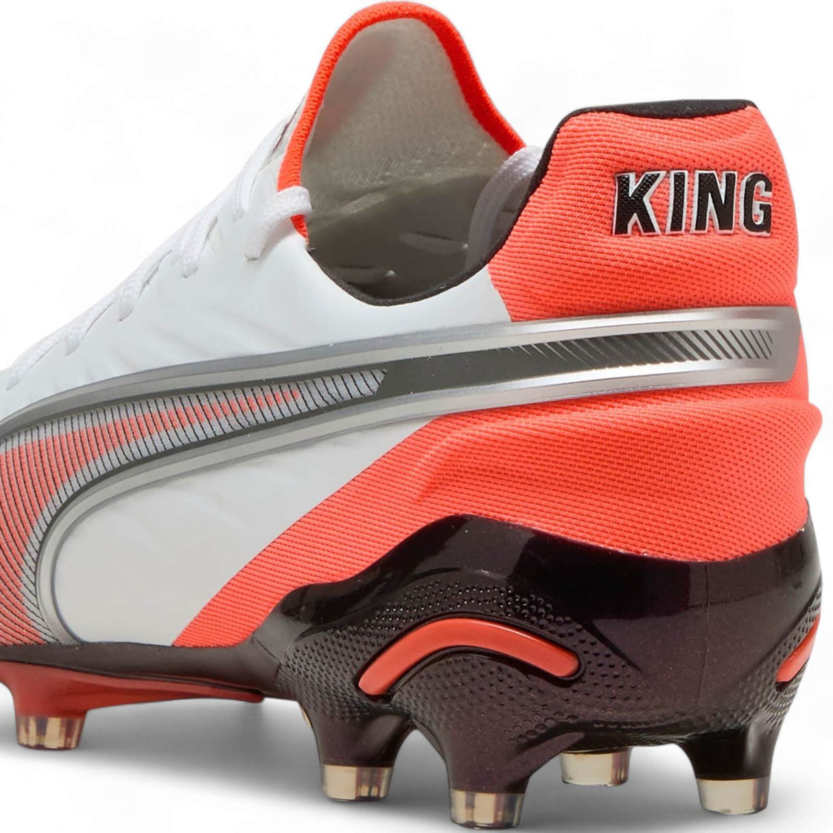Puma King Ultimate Adults Firm Ground Football Boots Close-Up Back View