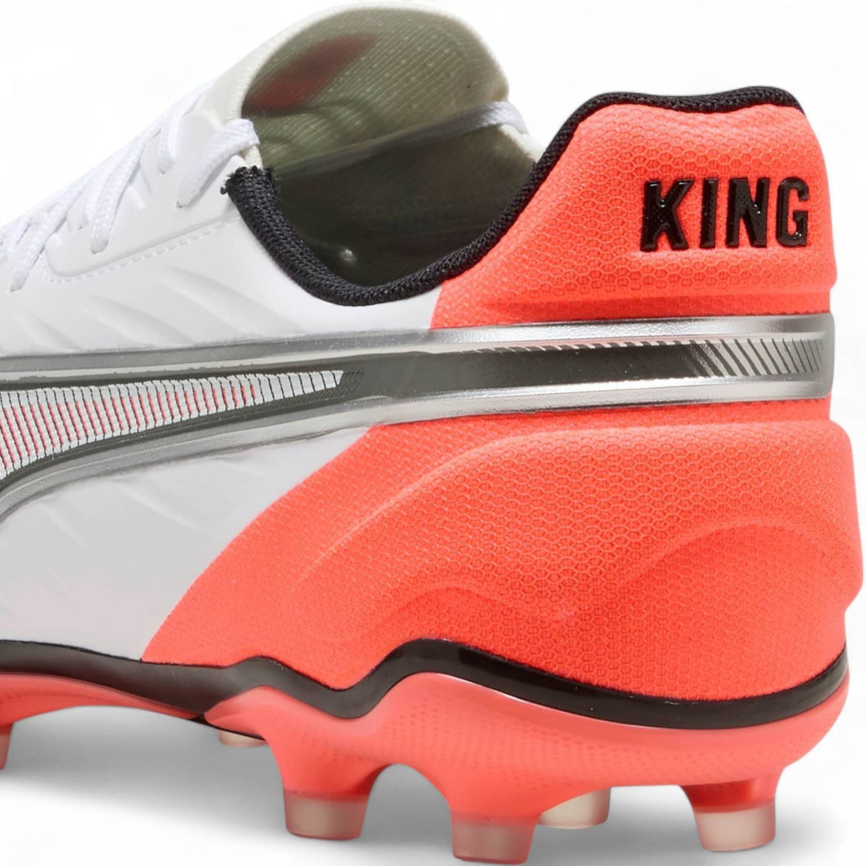 Puma King Match Adults Firm/Artificial Ground Football Boots Close-Up Back View