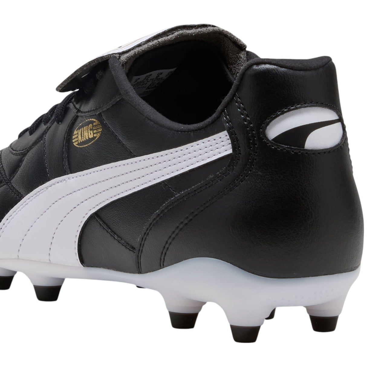 Puma King Top Adults Firm Ground Lace Football Boots Close-Up Back Side View