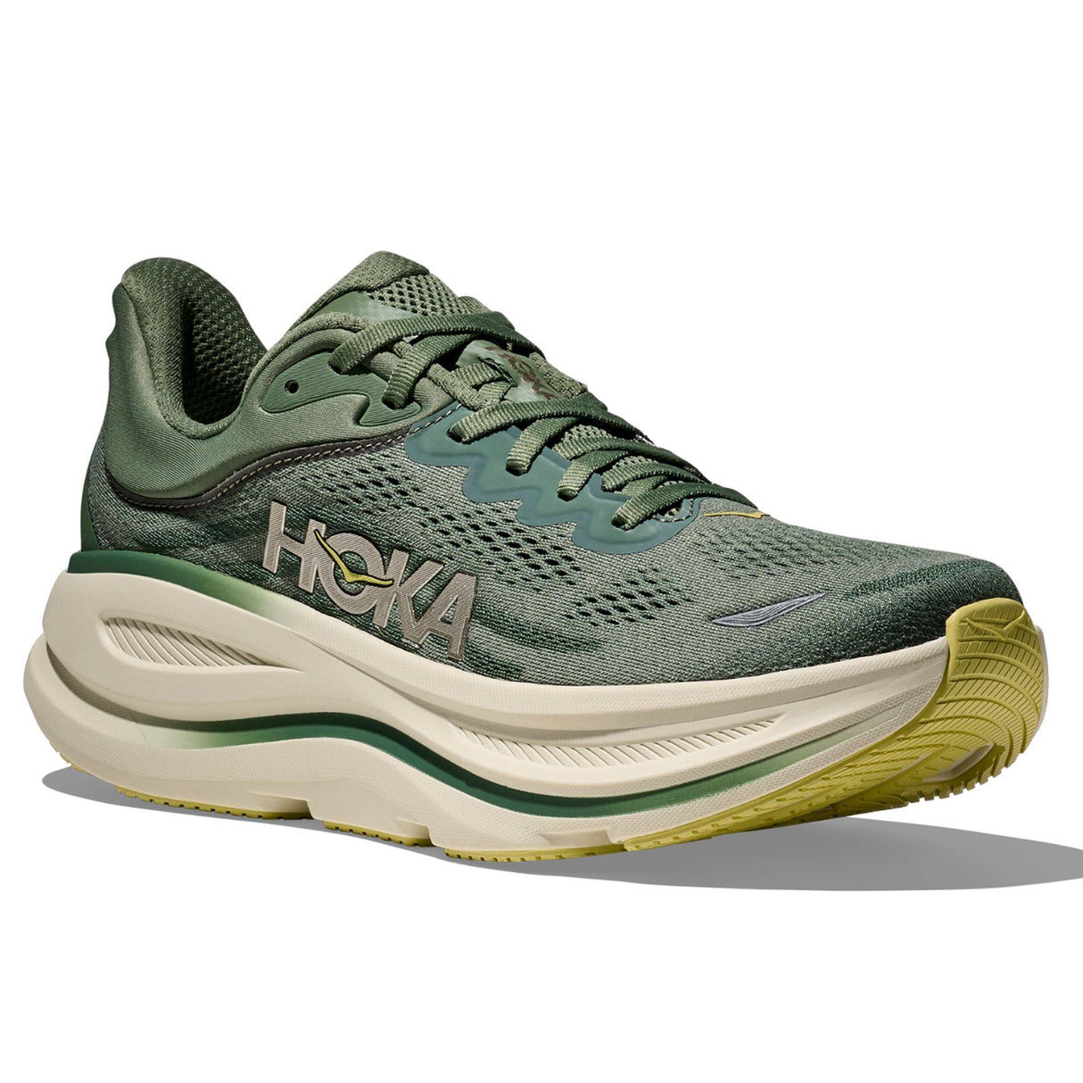HOKA Mens BONDI 9 Green