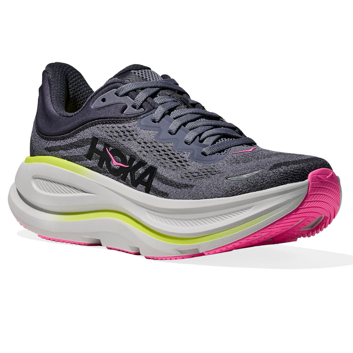 HOKA Womens BONDI 9 Grey