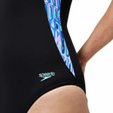 Speedo Womens Shaping Printed LunaLustre Swimsuit