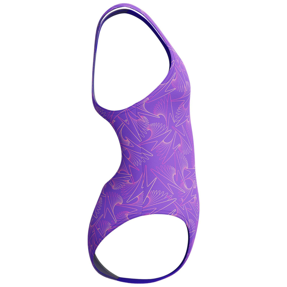 Speedo Girls Hyperboom Medalist Allover Print Swimsuit