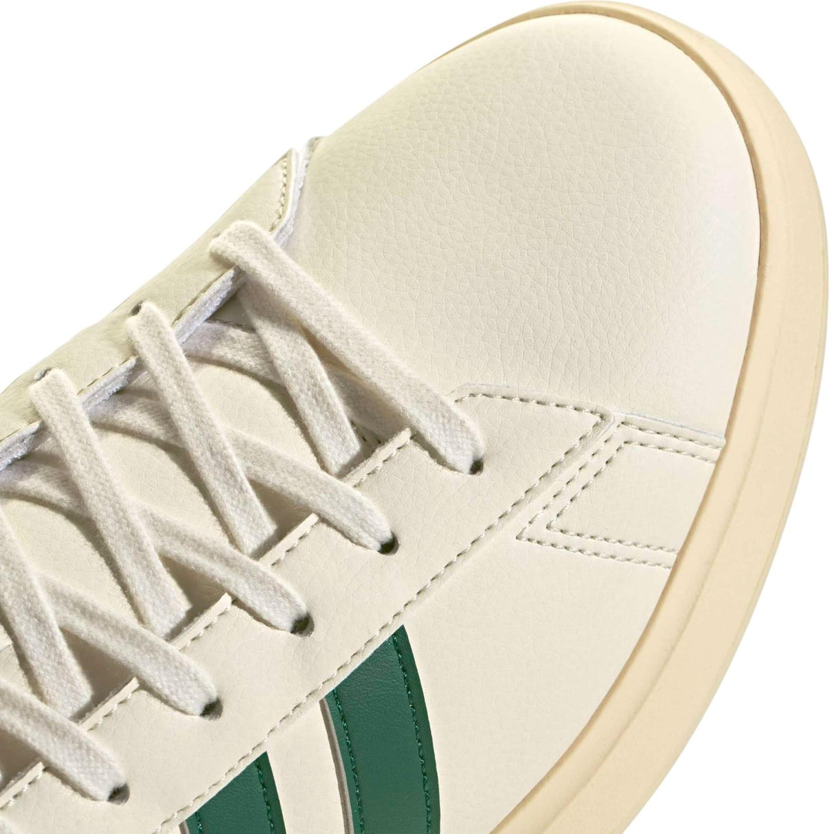 adidas Grand Court 2.0 Mens Regular-Fit Lace Sneakers Close-Up Top View