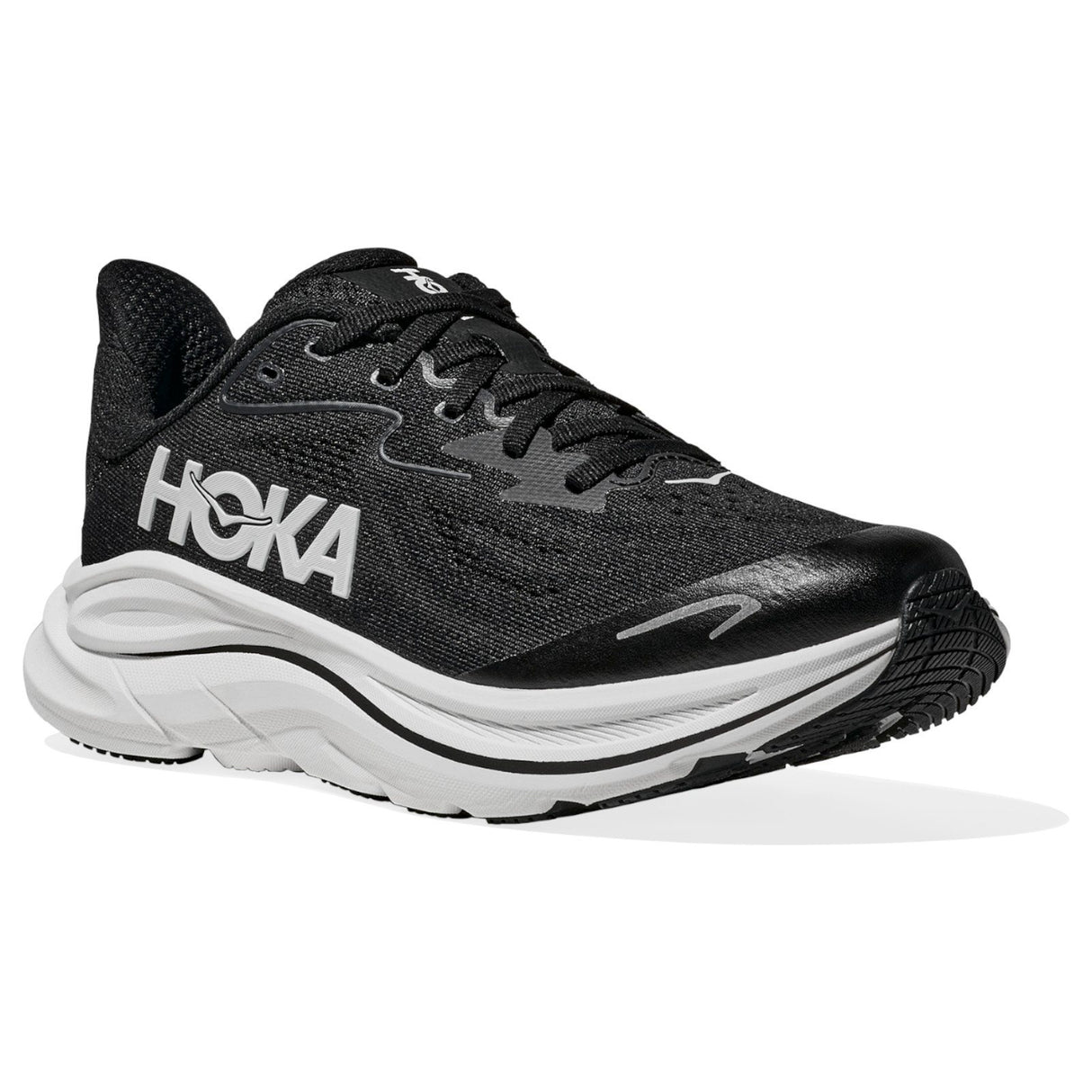 HOKA Kids Clifton 10 Black/White