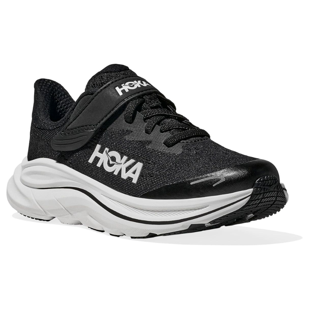HOKA Junior Clifton 10 Black/White