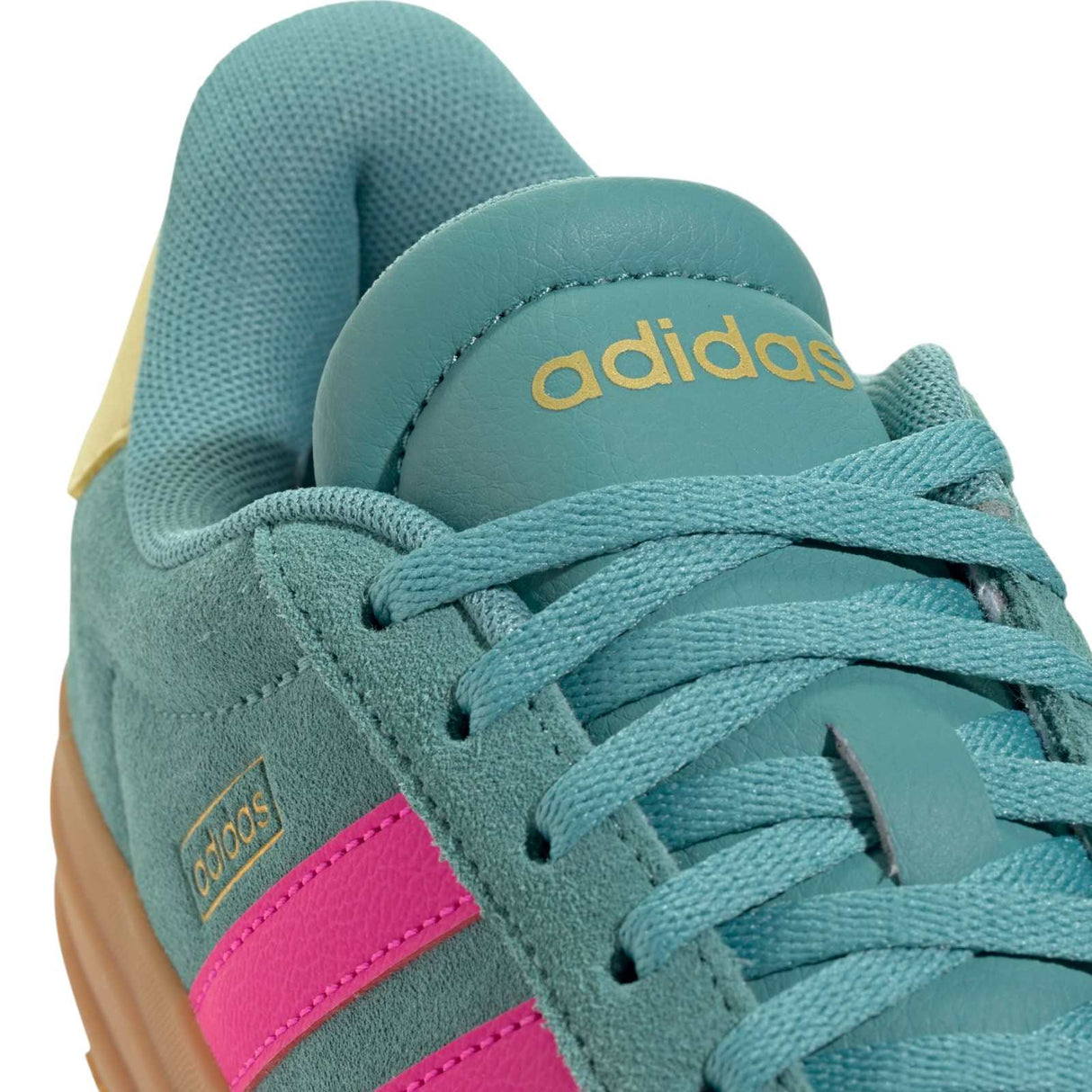 adidas VL Court Bold Womens Regular-Fit Shoes Close-Up Laces View