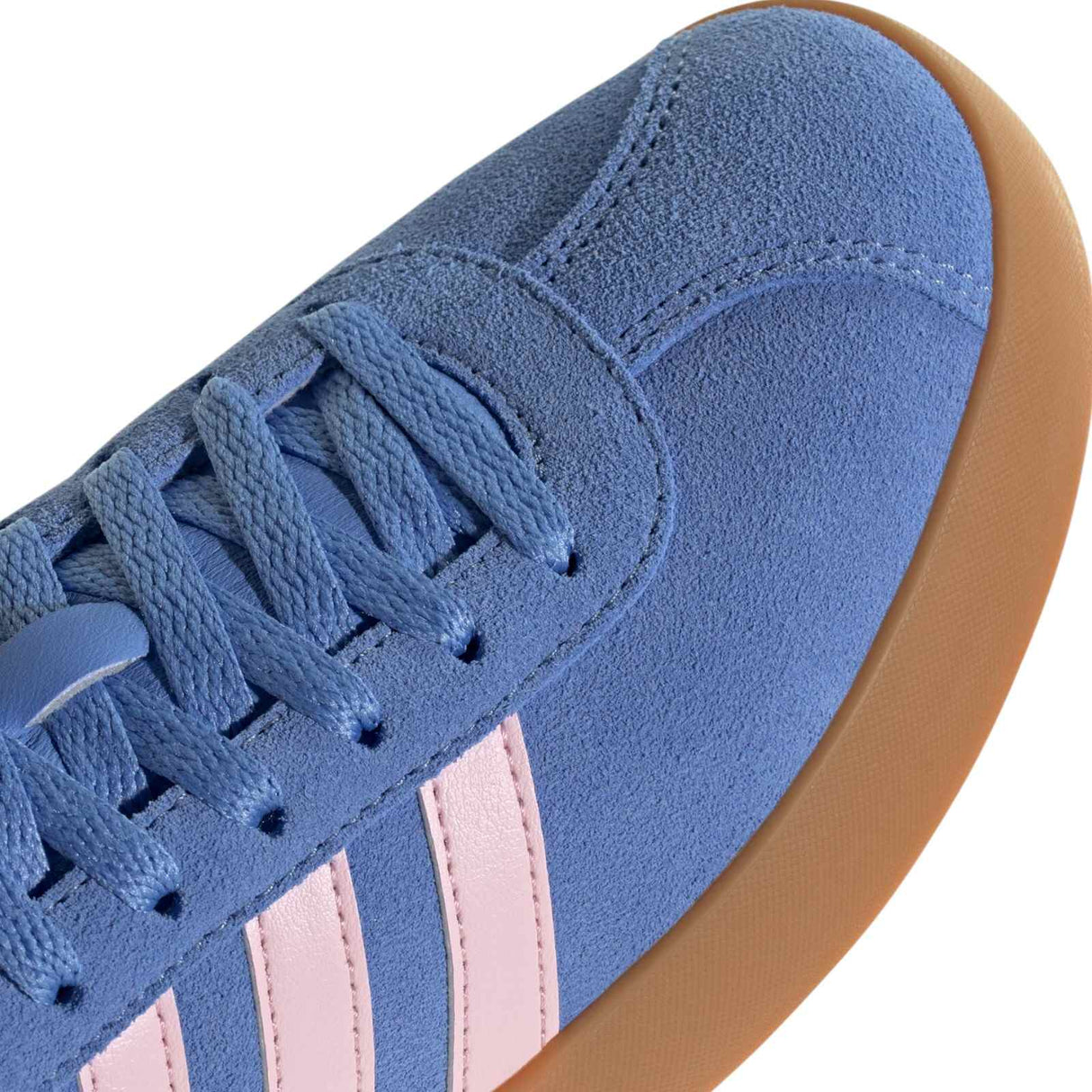 adidas VL Court 3.0 Womens Regular-Fit Lace Trainers Close-Up Top View