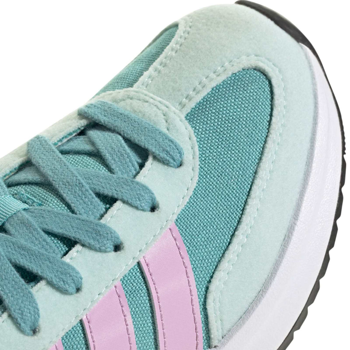 adidas Retro Kids Running-Inspired Regular-Fit Shoes Top Close-Up View