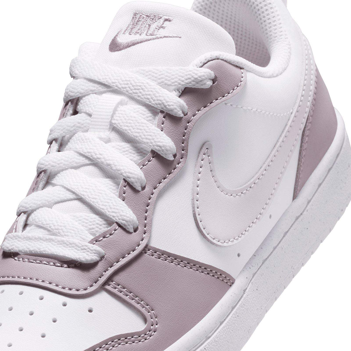 Nike Girls Court Borough Low White