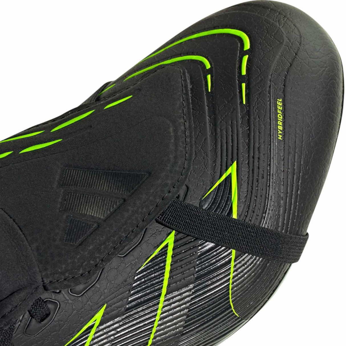 adidas Predator League Adults Firm Ground Football Boots Close-Up Fold-Over Tongue View 