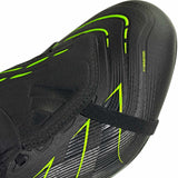 adidas Predator League Adults Firm Ground Football Boots Close-Up Fold-Over Tongue View 