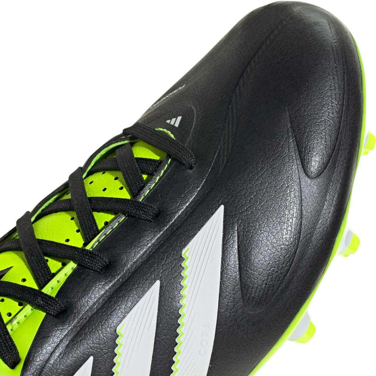 adidas Copa Pure III League Adults Firm Ground Football Boots Top Close-Up Lace View