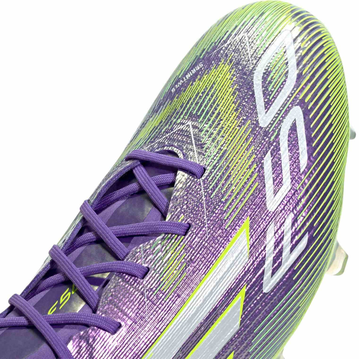 adidas F50 Elite Adults Lightweight Firm Ground Rugby Boots Close-Up Lace View