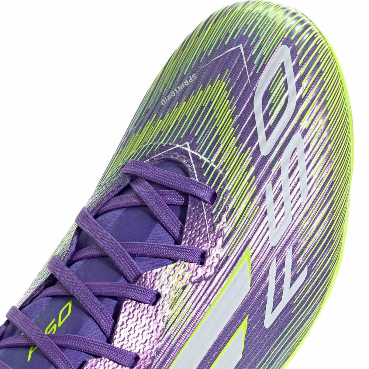 adidas F50 League Adults Firm/Multi Ground Football Boots Close-Up Lace View