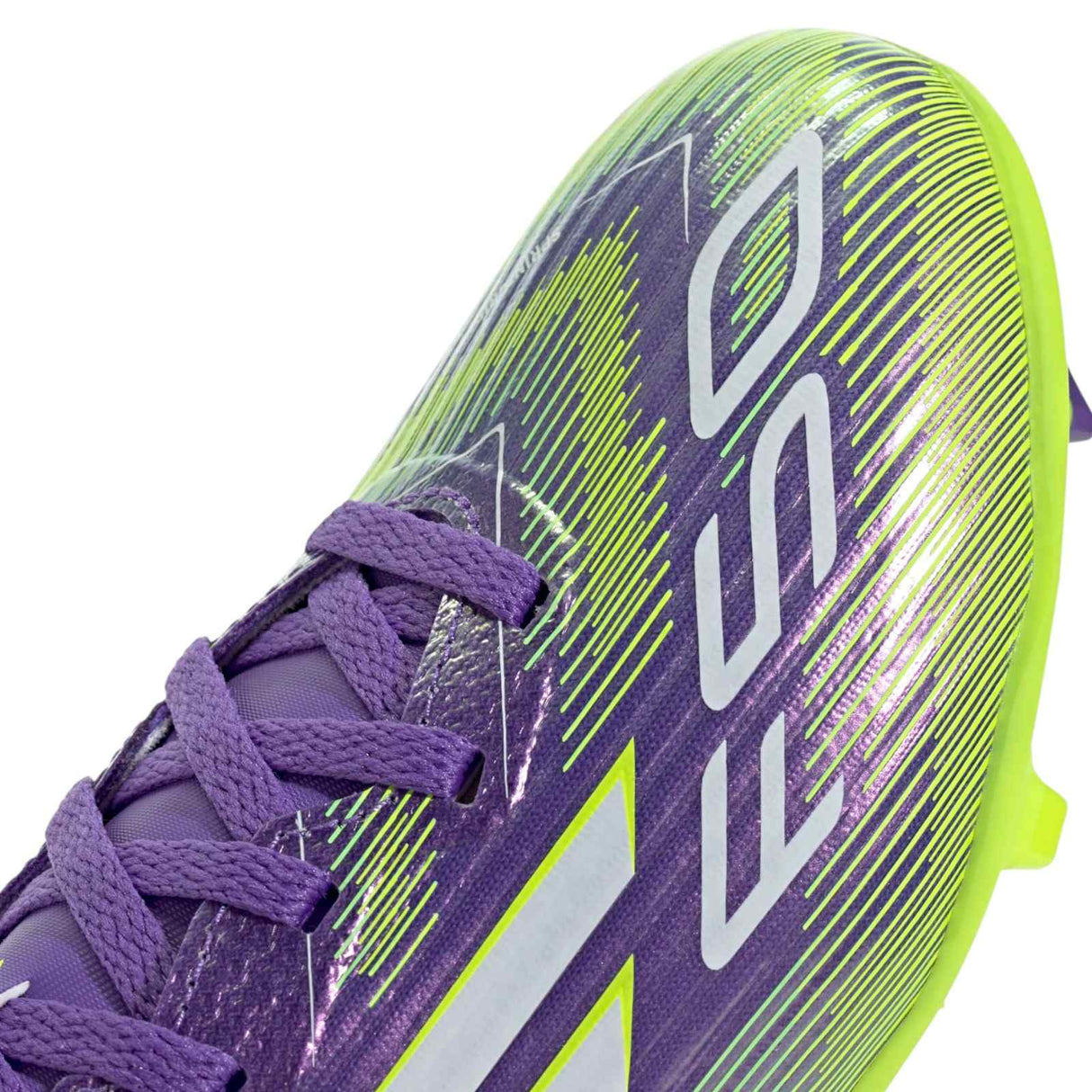 adidas F50 League Kids Firm/Multi Ground Football Boots Close-Up Top View