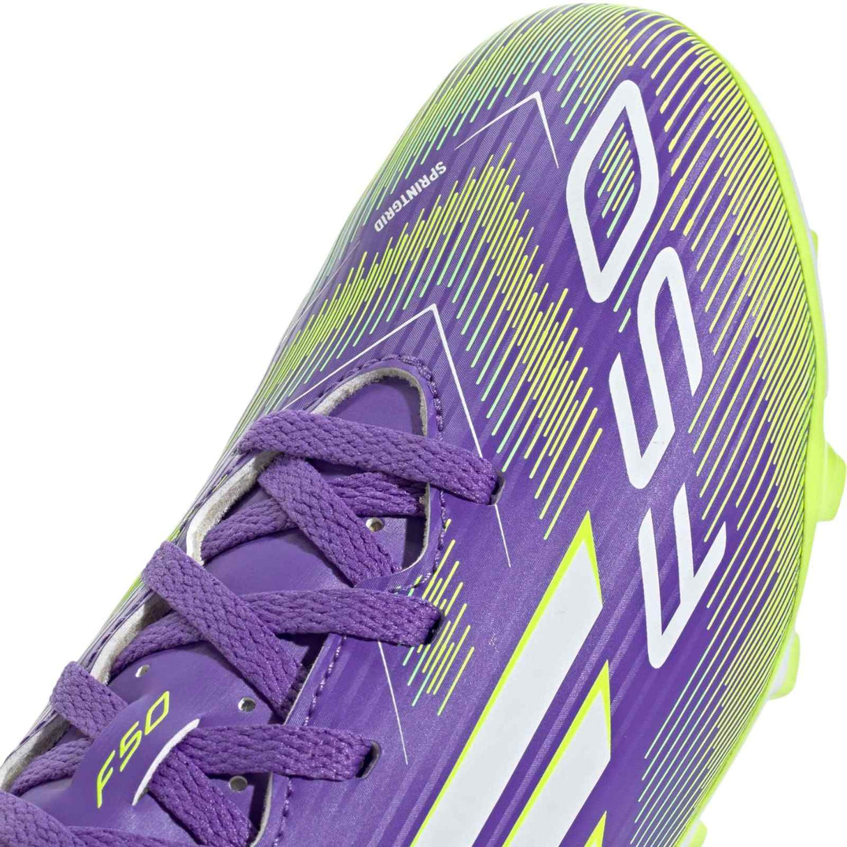 adidas F50 Club Kids Firm/Multi Ground Football Boots Close-Up Top View
