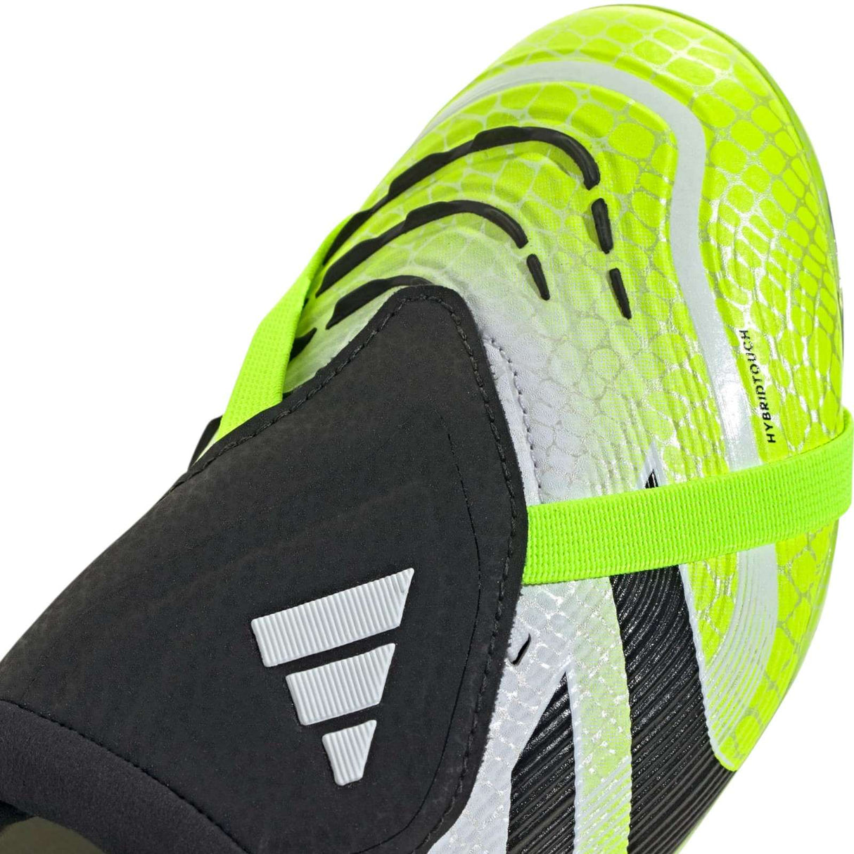 adidas Predator Elite Fold-Over Tongue Kids Firm Ground Football Boots Close-Up Fold-Over Tongue View
