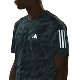 adidas Own The Run Mens Allover Print Running T-Shirt