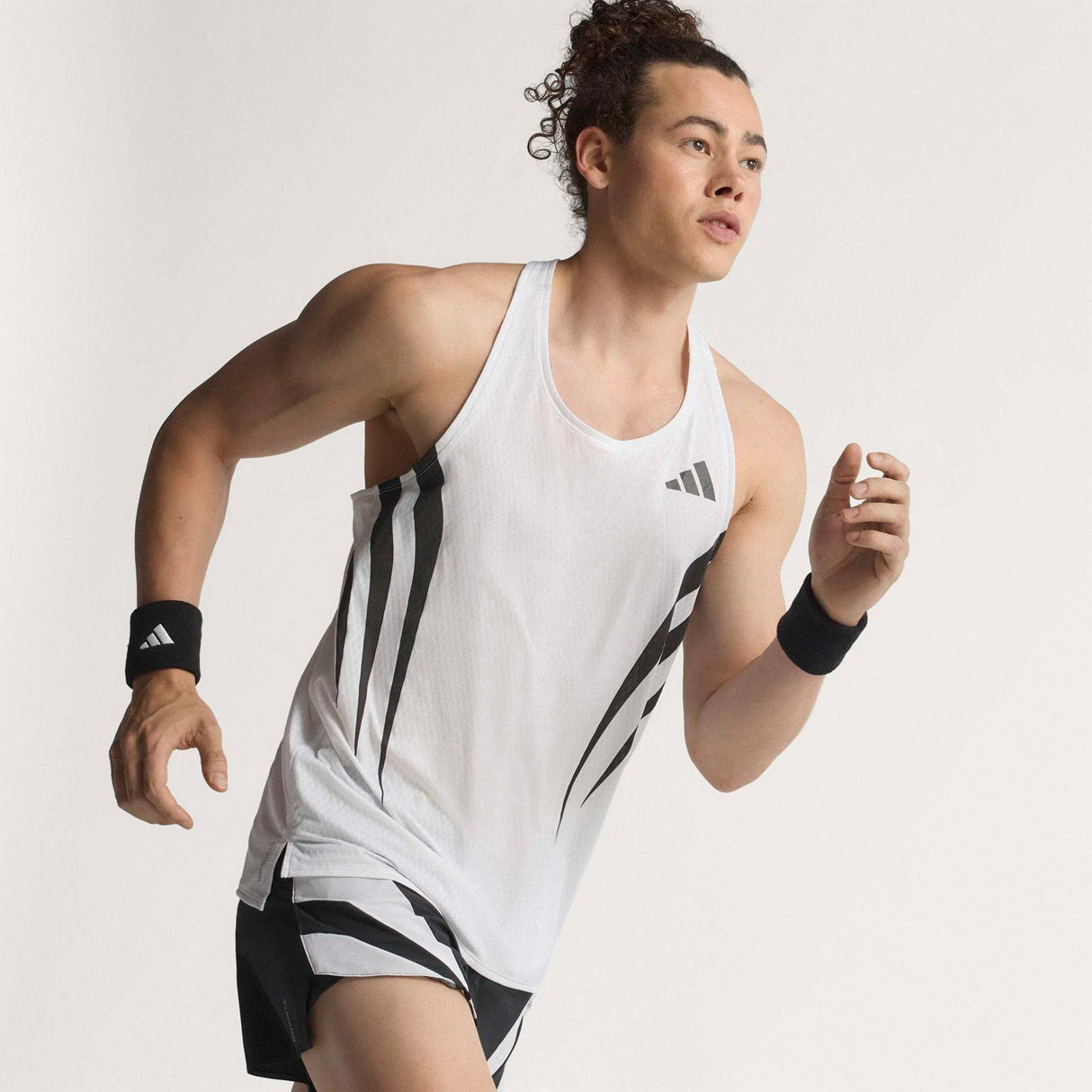 adidas ADIZERO A SGL  Mens Vest White