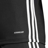 adidas Tiro Essentials Womens Half-Zip Football Training Top Model Close-Up AEROREADY View