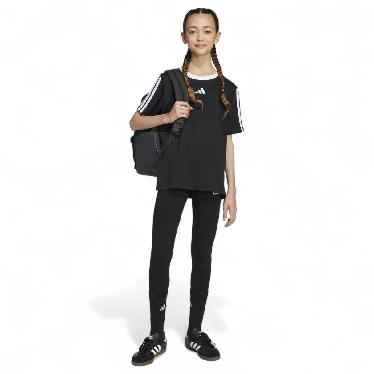 adidas Girl 3S BF TEE  Black