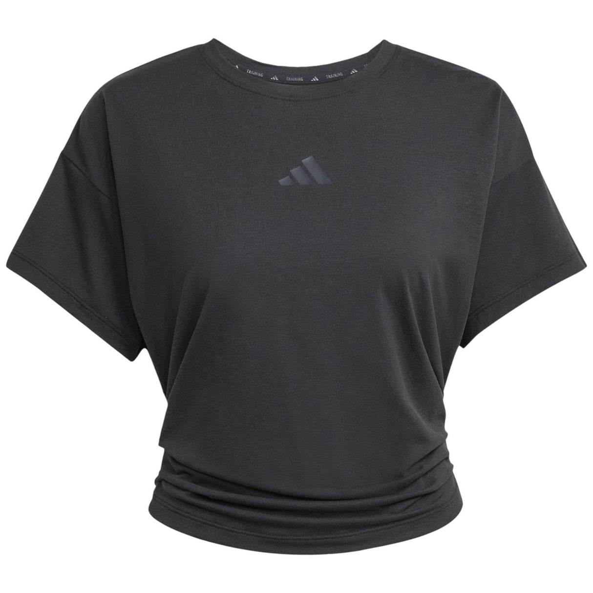 adidas Power Womens Short Sleeved Boxy Training T-Shirt Front View