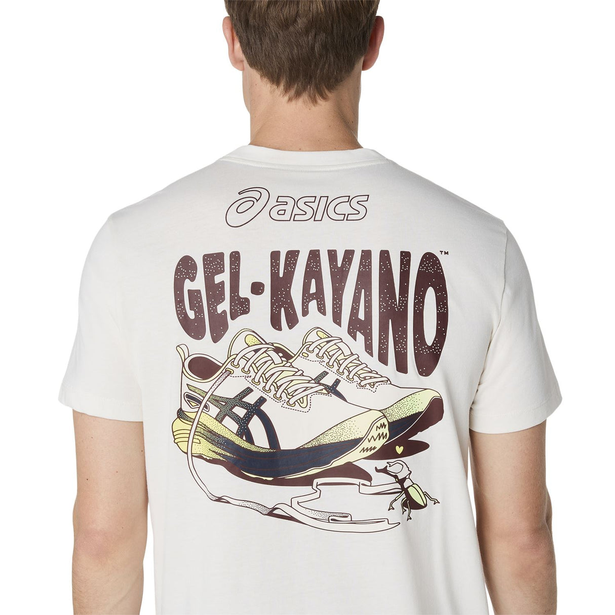Asics Road Mens Graphic Short Sleeve T-Shirt