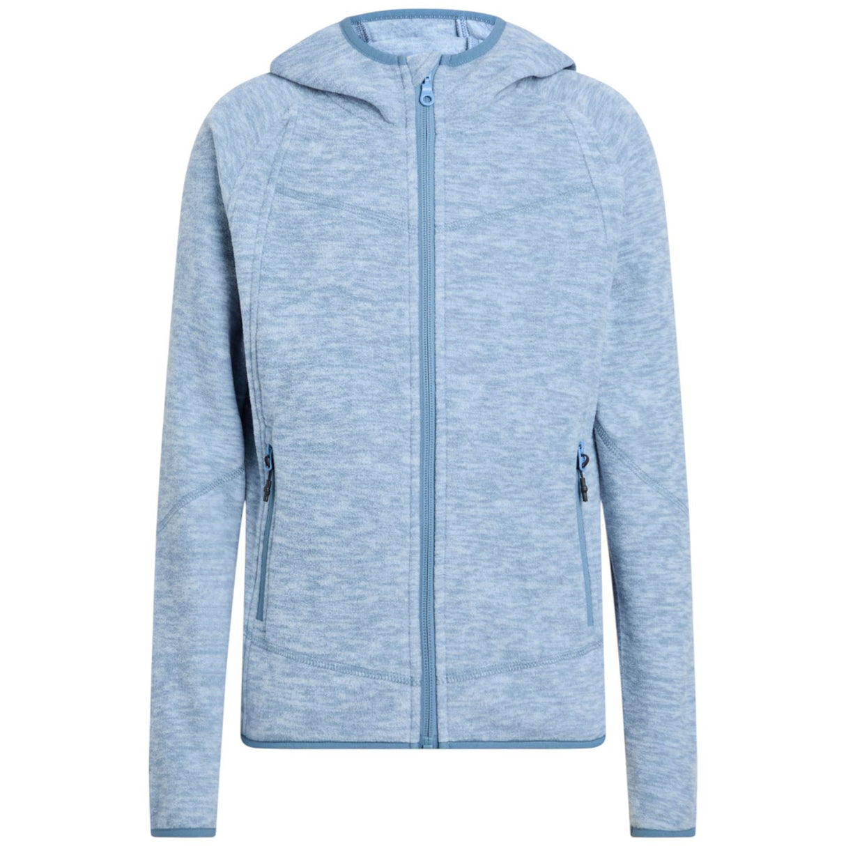 McKinley Choco Full Zip Girls Hooded Fleece - Close up 1