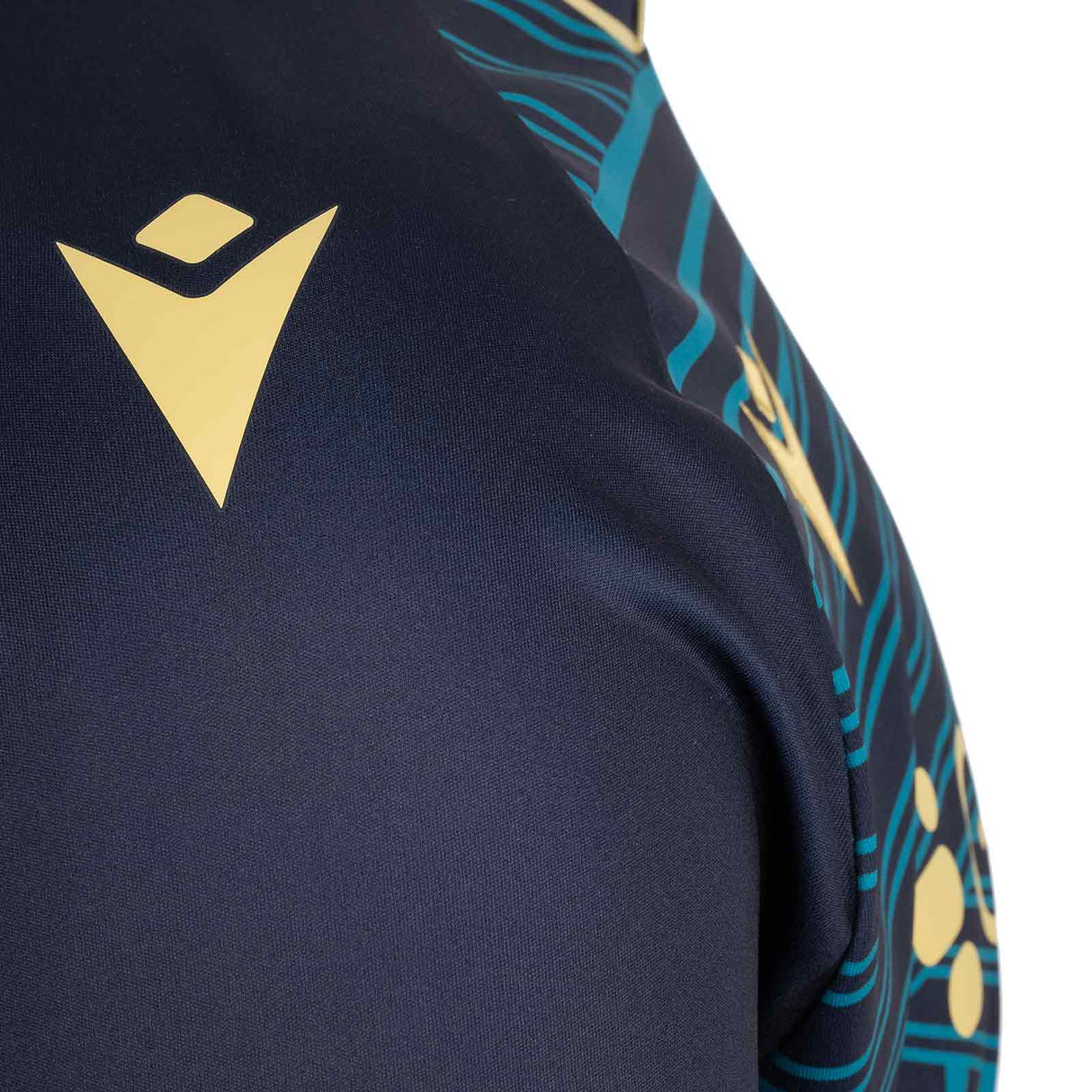 Macron Connacht Rugby 2025/26 Kids Warm Up Short Sleeved Jersey