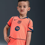 Nike FCB 25 Kids Third Kit Orange