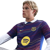 Nike FC Barcelona Academy Pro Home Mens Dri-FIT Soccer Pre-Match Short-Sleeve Top