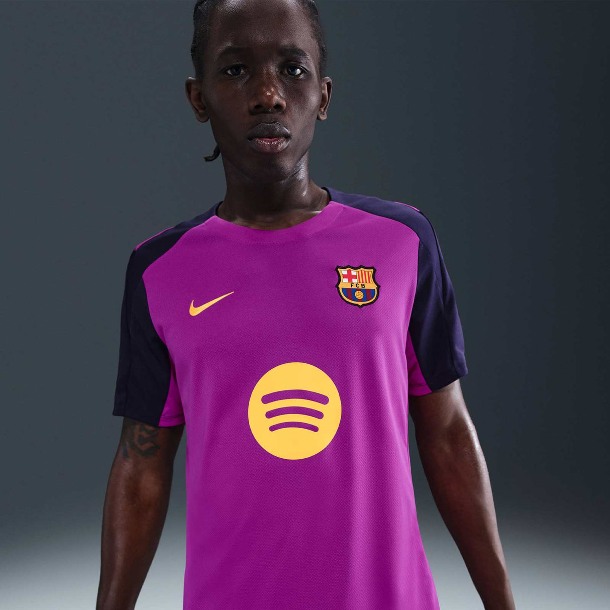 Nike FC Barcelona Strike Mens Dri-FIT Soccer Short-Sleeve Top