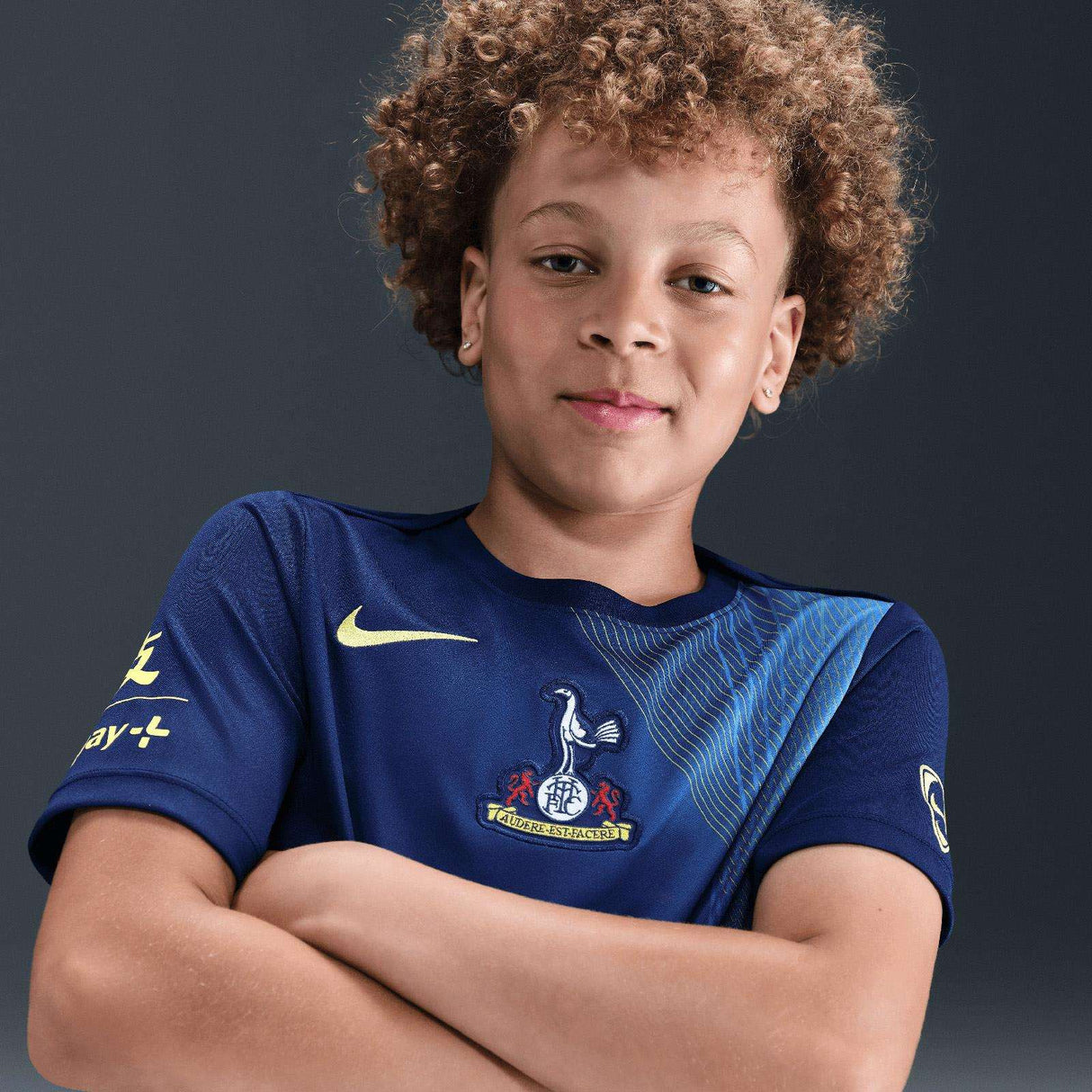 Nike THFC 25 Kids Third PM Jersey Blue