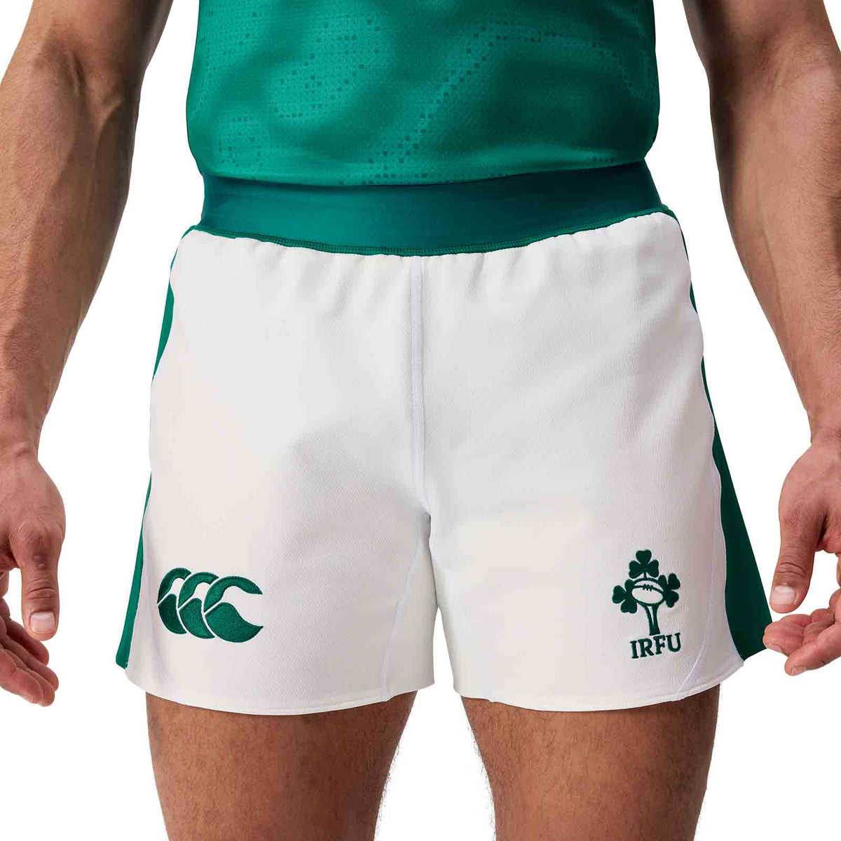 Ireland Rugby Shorts Canterbury IRFU Ireland Rugby 2025/26 Mens Home Match Short ...
