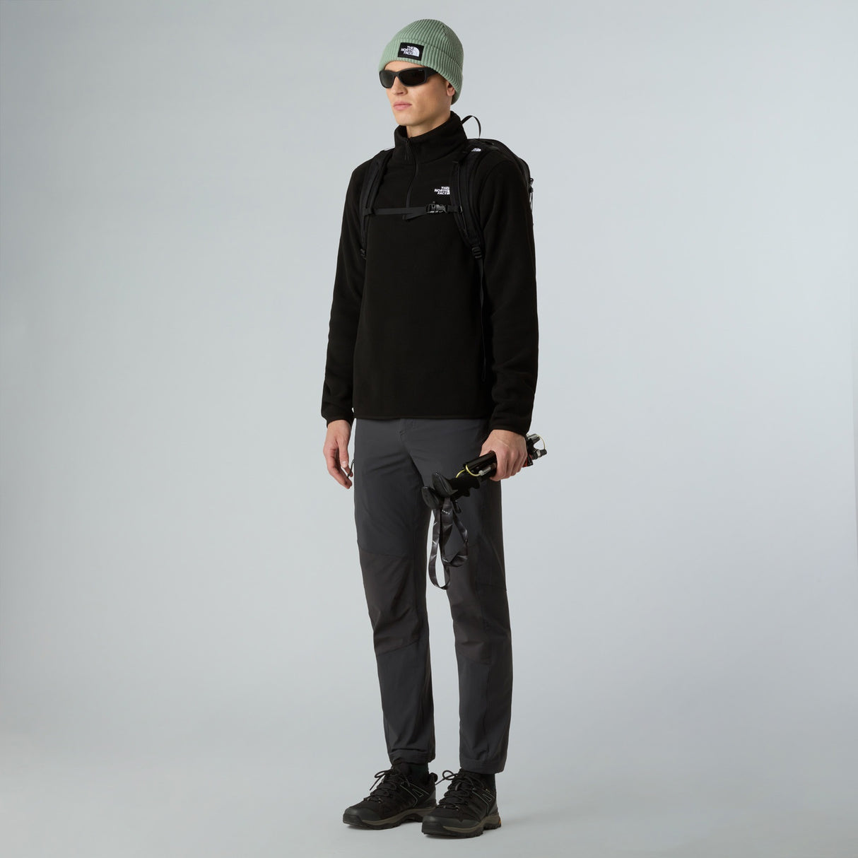 TNF GLACIER FLEECE QZ Mens Jckt Black