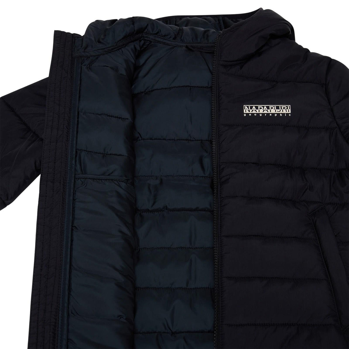 NAPAPIJRI A GESAR Kids Hooded Jckt Blk