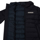 NAPAPIJRI A GESAR Kids Hooded Jckt Blk