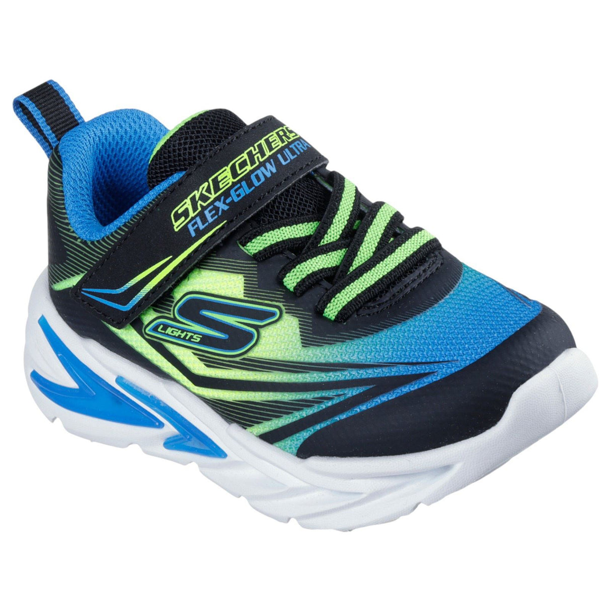 Skechers Boys SLights FlexGlow Ultra Blu