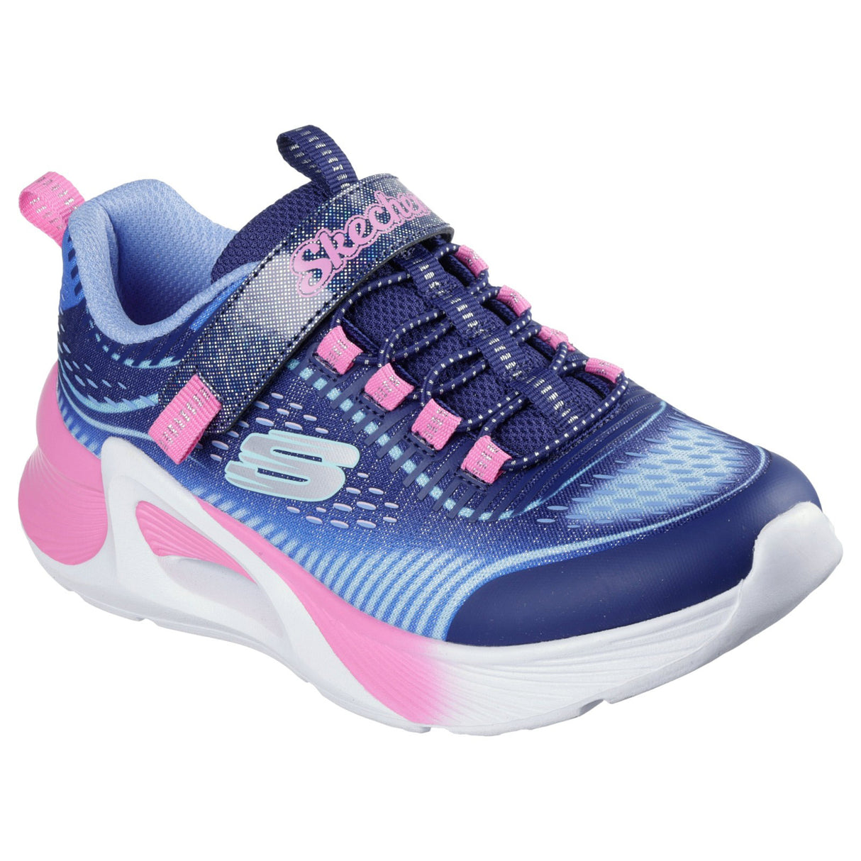Skechers Jr Girls Tide Tech Purple