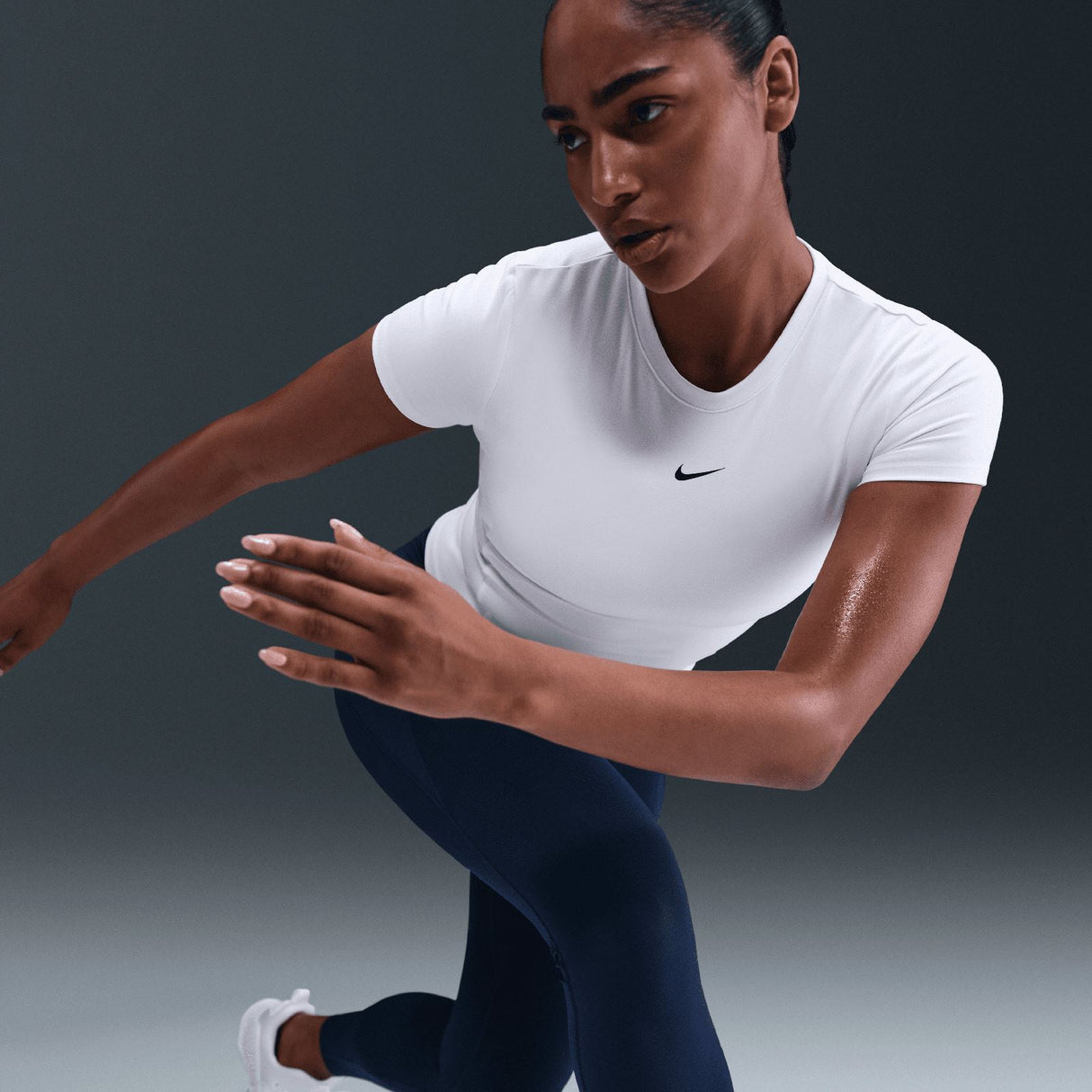 Nike Wmns ONE FTTD SS TOP White