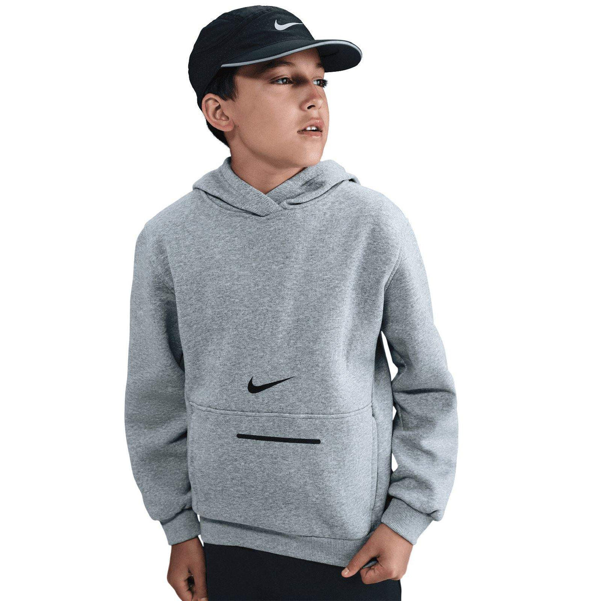 Nike Kids NSW CLUB FLC HOODY BRND Grey