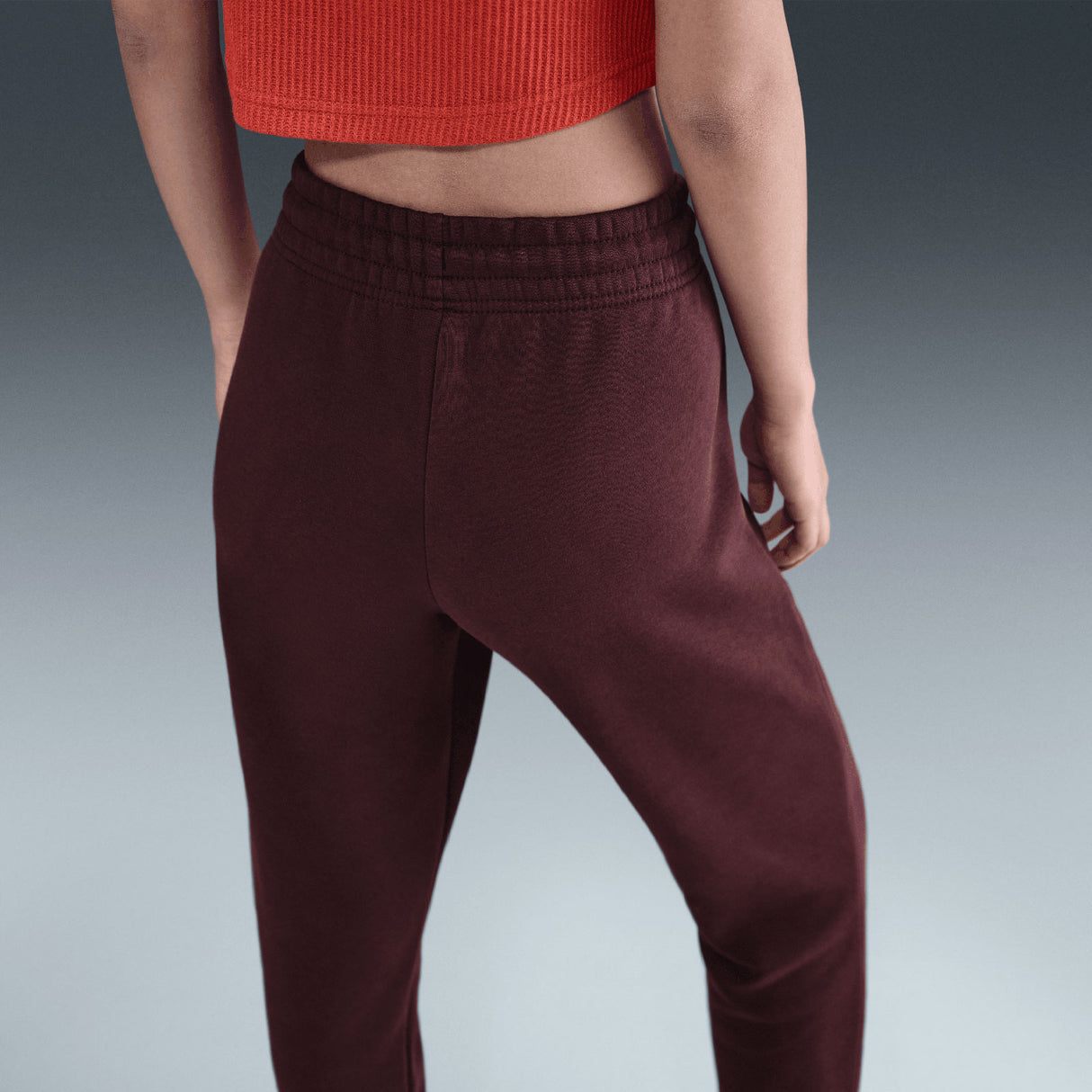 NIKE WMS NSW PHNX FLC MR PANT STD Maroon