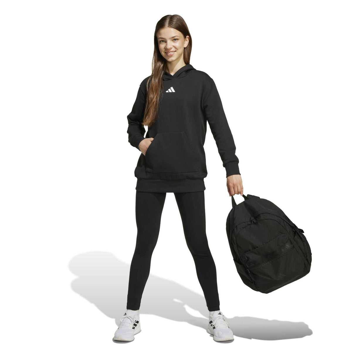 adidas Jr Girls SWTP FL Track Suit Black