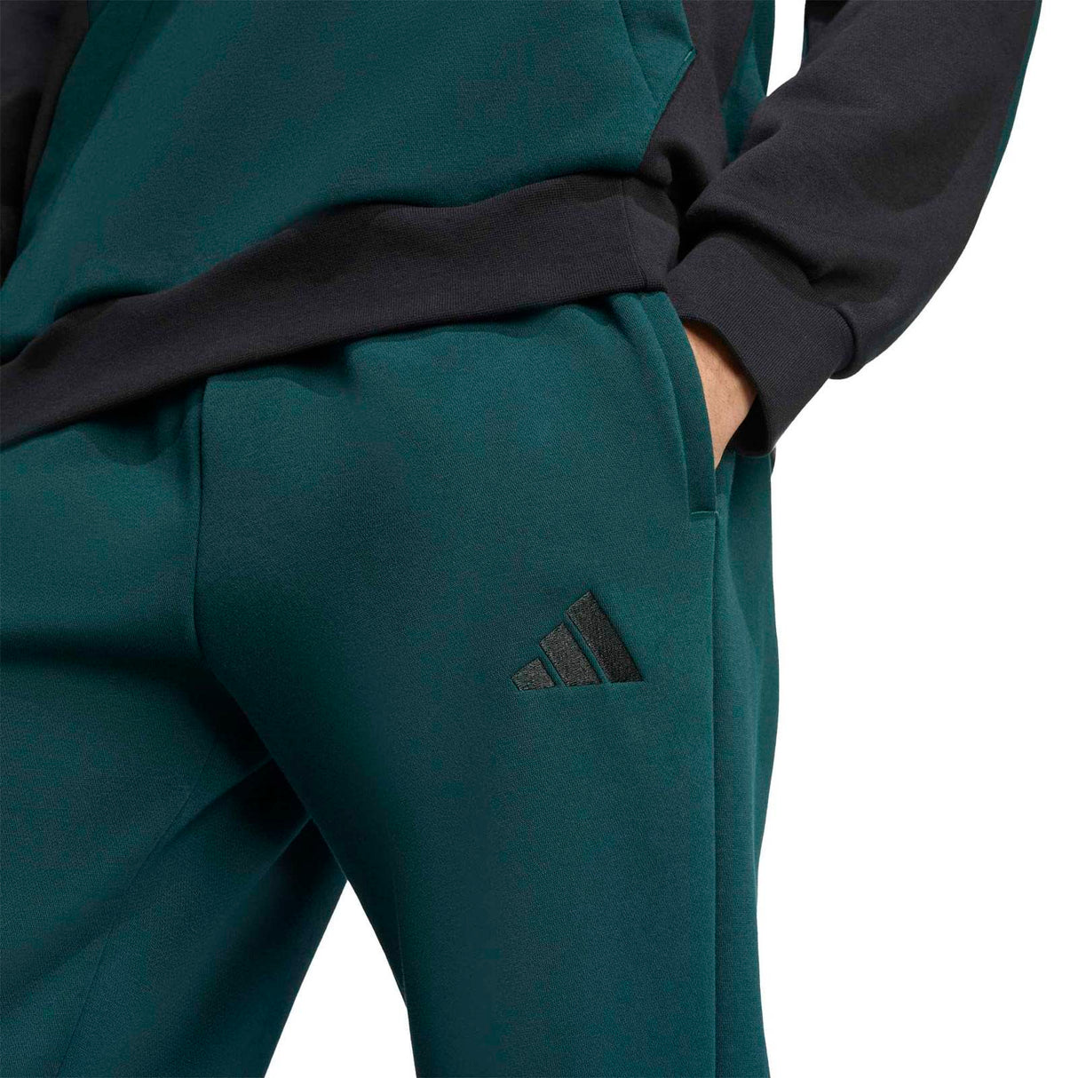 adidas Mens M FL CB HD TrackSuit Green