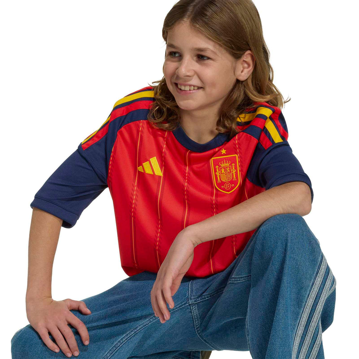 adidas Spain Football World Cup 2026 Kids Home Jersey