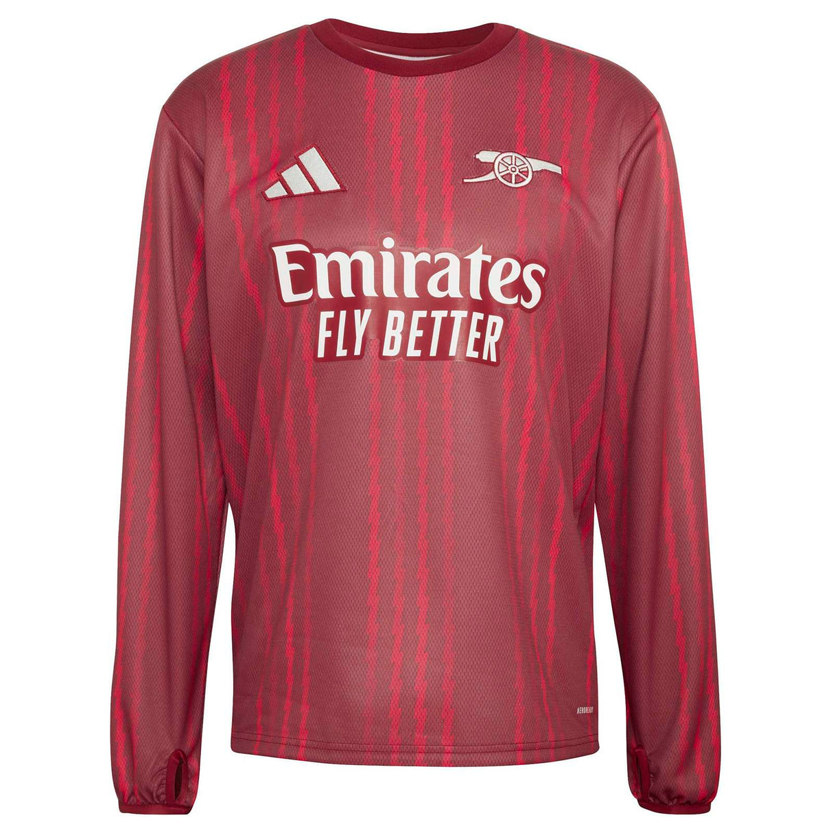 adidas AFC 25 PM Crew Top Maroon